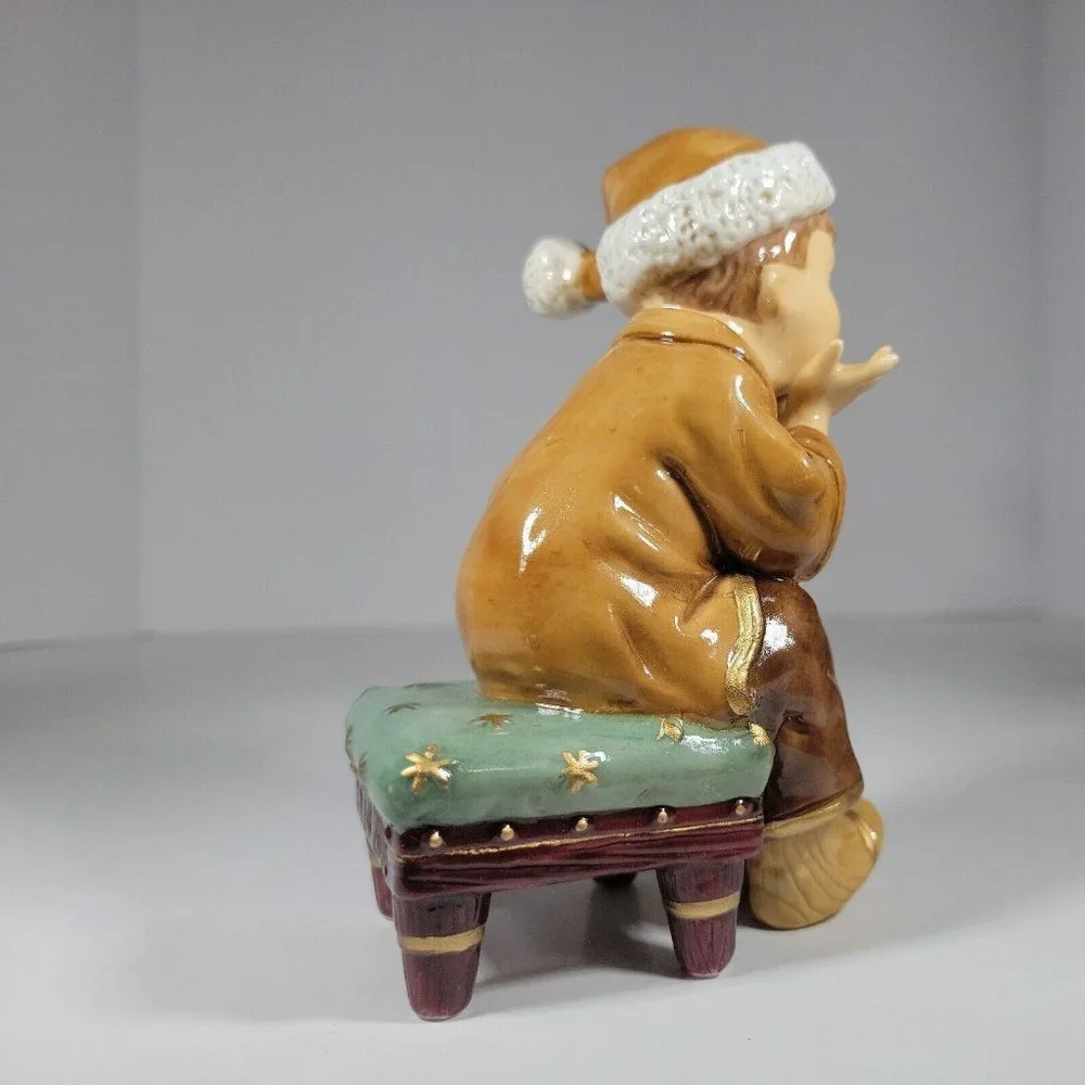 Heritage Mint LTD 2003 Porcelain Christmas Setting 1 REPLACEMENT PIECE Boy Stool
